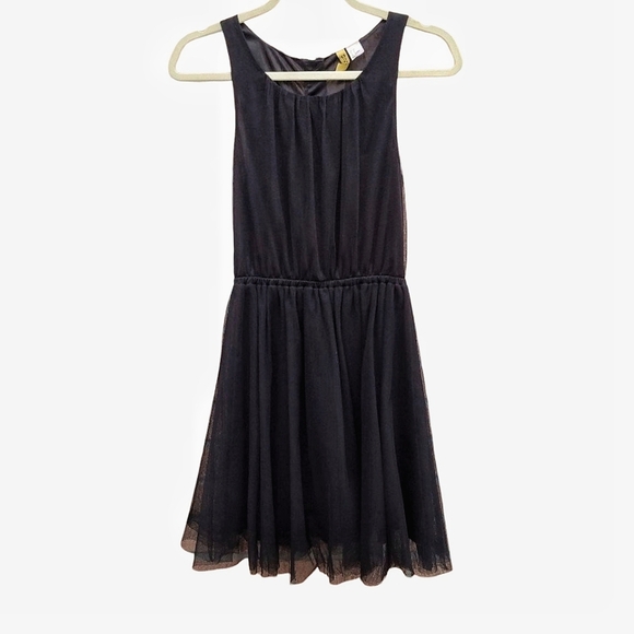 Divided H&M Black Sleeveless Mini Cocktail Dress Size 4 - Picture 2 of 7